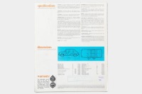 BMC: A BMC Morris 1100 sales brochure, an 8 page brochure with a fold out centre page - 2