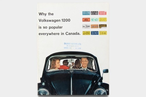 VOLKSWAGEN: A Volkswagen 1200 sales brochure, a 24 page brochure