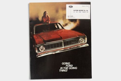 FORD FALCON: An XW Ford Falcon sales brochure, a 24 page colour brochure, featuring the full range