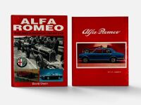 ALFA ROMEO: A pair of hardcover books together with a laminated poster [Location: Sydney] - 2