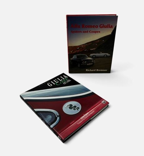 ALFA ROMEO GIULIA: A pair of hardcover books [Location: Sydney]