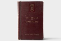SILVER WRAITH: An original 1951 Rolls-Royce Silver Wraith 'Schedule of Spare Parts' book, hardcover [Location: Melbourne] - 3