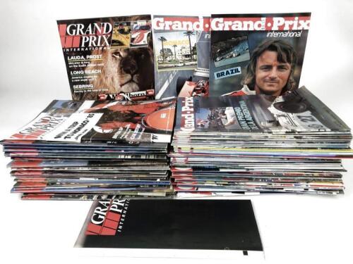 GRAND PRIX INTERNATIONAL: A quantity of 'Grand Prix International' magazines