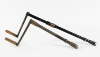 CRANK HANDLES: Two Rolls-Royce crank handles, length 51cm & 36cm [Location: Melbourne]