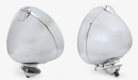 LUCAS HEADLIGHTS: Two fine circa 1930s Lucas P100R headlights, lens diameter 25.5cm, with opaque lens, believed to suit Rolls-Royce Phantom II, Phantom III & Wraith & Bentley [Location: Melbourne] - 5