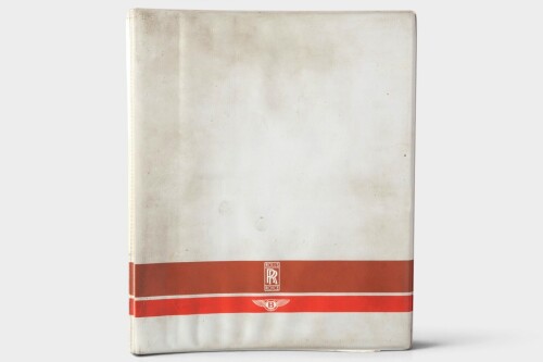 SPARES SCHEDULE: A Rolls-Royce / Bentley Spares Schedule book [Location: Melbourne]
