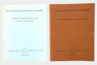 R.R.O.C: Two Rolls-Royce electrical systems instructional softcover books published by the Rolls-Royce Owners Club [Location: Melbourne]