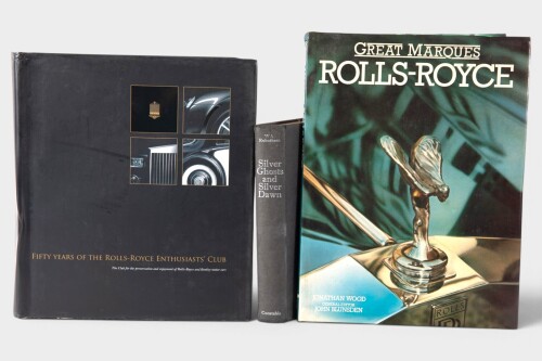 ROLLS-ROYCE: Three hardcover books relating to Rolls-Royce [Location: Melbourne]