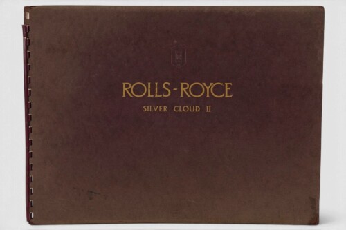 SILVER CLOUD II: A c1960 Rolls-Royce Silver Cloud II sales brochure booklet, 24 pages [Location: Melbourne]