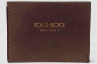 SILVER CLOUD II: A c1960 Rolls-Royce Silver Cloud II sales brochure booklet, 24 pages [Location: Melbourne]
