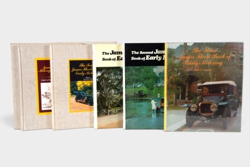 JAMES FLOOD: A complete set of five James Flood books 'The James Flood Book of Early Motoring' Volumes 1-4 and 'The James Flood Book of Motorcycling in Australia 1899-1980' [Location: Melbourne]