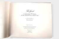 ROLLS-ROYCE: 'The Spirit - Celebrating 75 Years of the Rolls-Royce Motor Car' by Ken Dallison, large format leatherbound hardcover book, limited edition (1672/2000), signed by artist Ken Dallison [Location: Melbourne] - 4
