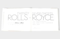SILVER GHOSTS: 'Twenty Silver Ghosts - The Incomparable Pre-World War I Rolls Royce 1907-1914' large format hardcover book, with paintings by Melbourne Brindle and text by Phil May [Location: Melbourne] - 2