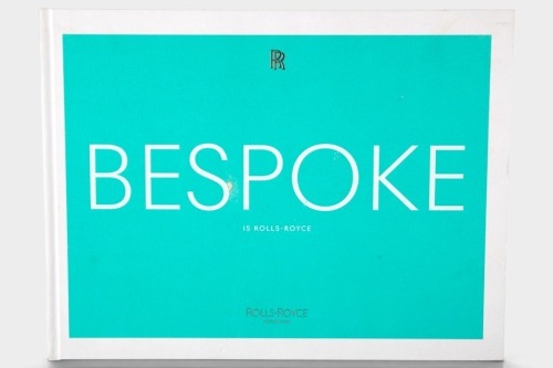 ROLLS-ROYCE: A hardcover large-format Rolls-Royce 2020 Bespoke Yearbook titled 'Bespoke is Rolls-Royce' [Location: Melbourne]