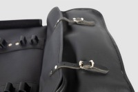 TOOL ROLL: A high-quality leather tool roll, made in Sheffield, England. Once extended, measures 90cm high, 50cm wide. [Location: Melbourne] - 4