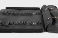 TOOL ROLL: A high-quality leather tool roll, made in Sheffield, England. Once extended, measures 90cm high, 50cm wide. [Location: Melbourne] - 5
