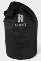 ROLLS-ROYCE GHOST: An official Rolls-Royce product Rolls-Royce Ghost, black coloured cloth car cover in bag, (P/N 82152293803), in colour coded bag with embossed logo [Location: Melbourne]