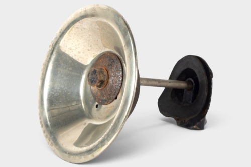 SPARE WHEEL CRADLE: A Rolls-Royce spare wheel cradle, marked ' F53050RR' [Location: Melbourne]
