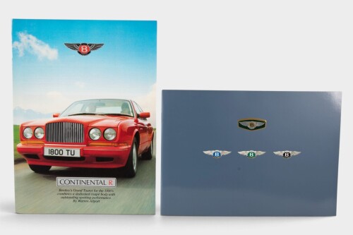 BENTLEY: Two Bentley Continental brochures [Location: Melbourne]