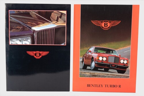 BENTLEY: Two Bentley fold-out brochures on glossy stock [Location: Melbourne]