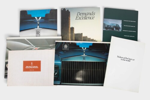 ROLLS-ROYCE / BENTLEY: Seven items of R-R / Bentley sales literature [Location: Melbourne]
