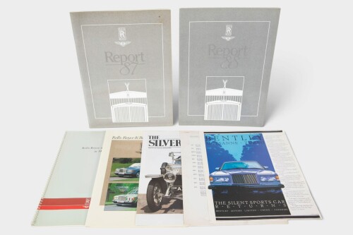 ROLLS-ROYCE / BENTLEY: Seven items of R-R / Bentley sales & information literature [Location: Melbourne]
