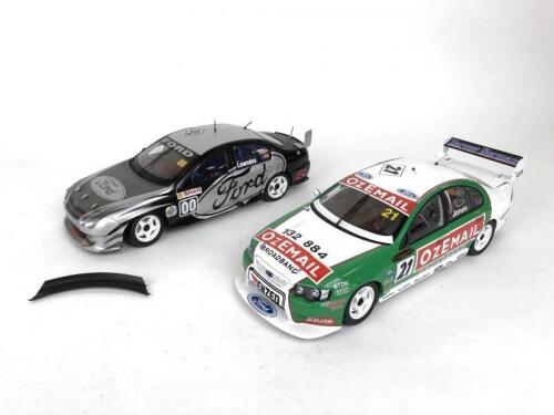FORD: Pair of 1:18 scale Ford Falcon V8 Racing cars produced by Biante. (NB description)