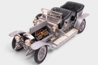 SILVER GHOST: A 1:12 scale model by Franklin Mint of 1907 Rolls-Royce Silver Ghost [Location: Melbourne] - 3