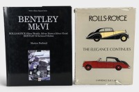 ROLLS-ROYCE / BENTLEY: Two hardcover books relating to early Rolls-Royce & Bentley Mk VI [Location: Melbourne]