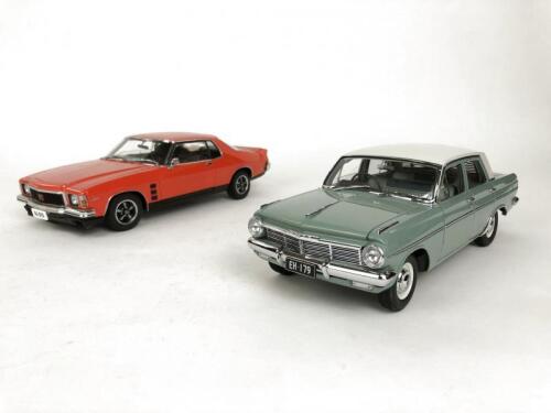 HOLDEN: Pair of 1:18 scale Holden cars produced by Classic Carlectables. (NB description)