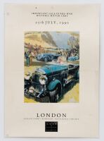 POSTERS: Five Bentley / Rolls-Royce laminated posters [Location: Melbourne] - 5