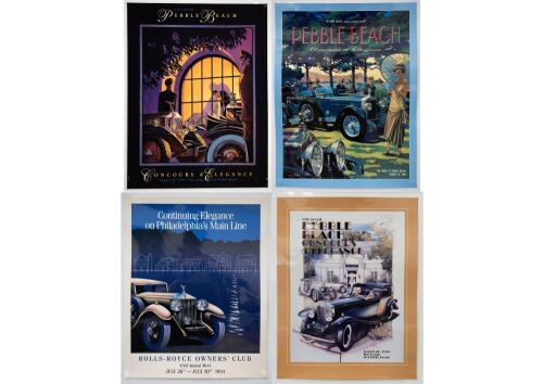 POSTERS: Three original laminated posters from US Rolls-Royce events [Location: Melbourne]