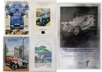 POSTERS: Five Bentley / Rolls-Royce laminated posters [Location: Melbourne]