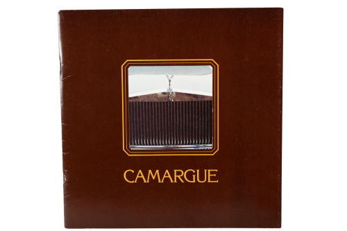 CAMARGUE: A c1976 R-R Camargue sales brochure, publication number TSD4114/20M [Location: Melbourne]