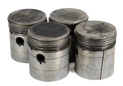 PHANTOM II: Four R-R Phantom II pistons (P/N E82041) with gudgeons [Location: Melbourne]