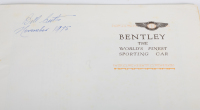 4.5 LITRE BENTLEY: A high-quality reprinted catalogue for the '4.5 Litre Bentley' after the original Catalogue No.30 Issued October 1929, reprinted by Rolls Royce Owners Club of America 1974 [Location: Melbourne] - 2