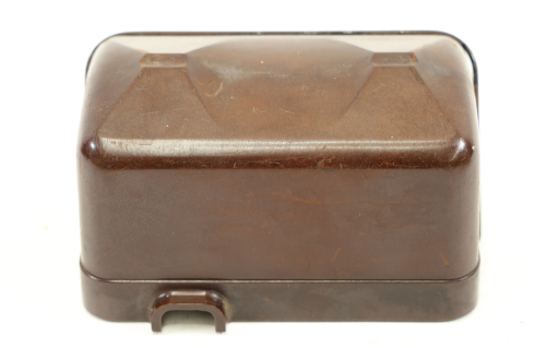 216 · VOLTAGE REGULATOR: A R-R bakelite voltage regulator [Location: Melbourne]
