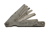 ROLLS-ROYCE: A R-R feeler gauge, made by Safe & Sure (Sheffield), stamped 'No.912' [Location: Melbourne]