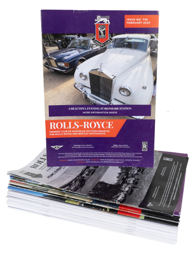 R.R.O.C: Thirty Rolls-Royce Owners' Club (Victoria branch) newsletter periodical magazines from years 2020-2023 [Location: Melbourne]