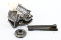 20HP: A R-R 20HP rear shackle cover (P/N F53481/3), two NOS 20HP rear spring centre bolts (P/N F50634) and a 20HP late series dynamo coupling (P/N E54520) [Location: Melbourne]