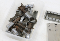 SEAT HARDWARE: A box of assorted R-R door & seat hardware items [Location: Melbourne] - 2