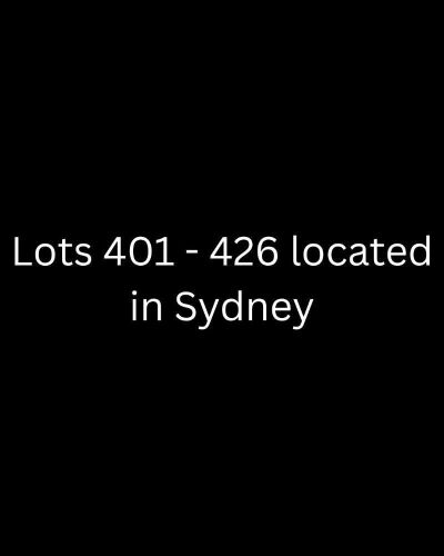 LOTS 401 ONWARDS LOCATED IN ANNANGROVE NSW