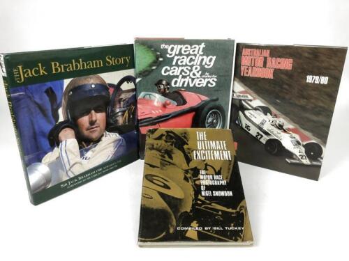 F1: A quartet of books detailing Motor Racing history. 'The Jack Brabham Story'.