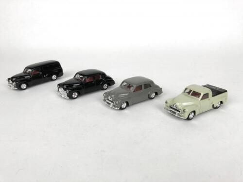 HOLDEN: Group of 1:43 scale Holden FJ cars produced by Trax. (NB description)