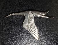 HISPANO-SUIZA: A fine early Hispano-Suiza style flying stork lapel badge, 5cm long [Location: Perth] - 2