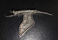 HISPANO-SUIZA: A fine early Hispano-Suiza style flying stork lapel badge, 5cm long [Location: Perth] - 3