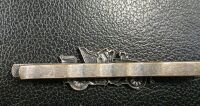 TRAY: An Edwardian sterling silver change tray by Walker & Hall (Hallmarked) along with two nice tiepins [Location: Perth] - 8