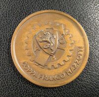 A rare bronze 1953 participant bronze medallion for the XX (20th) Mille Miglia - Franco Mazzotti Cup, Automobile Club of Brescia, 4.5cm diameter [Location: Perth] Updated Description & Photos - 3