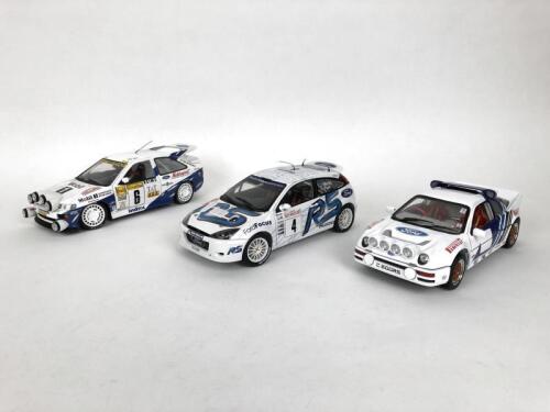 FORD: Group of 1:18 scale Ford rally cars. (NB description)