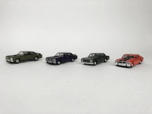 FORD: Group of 1:43 scale Ford Falcon GT cars produced by Trax. (NB description)